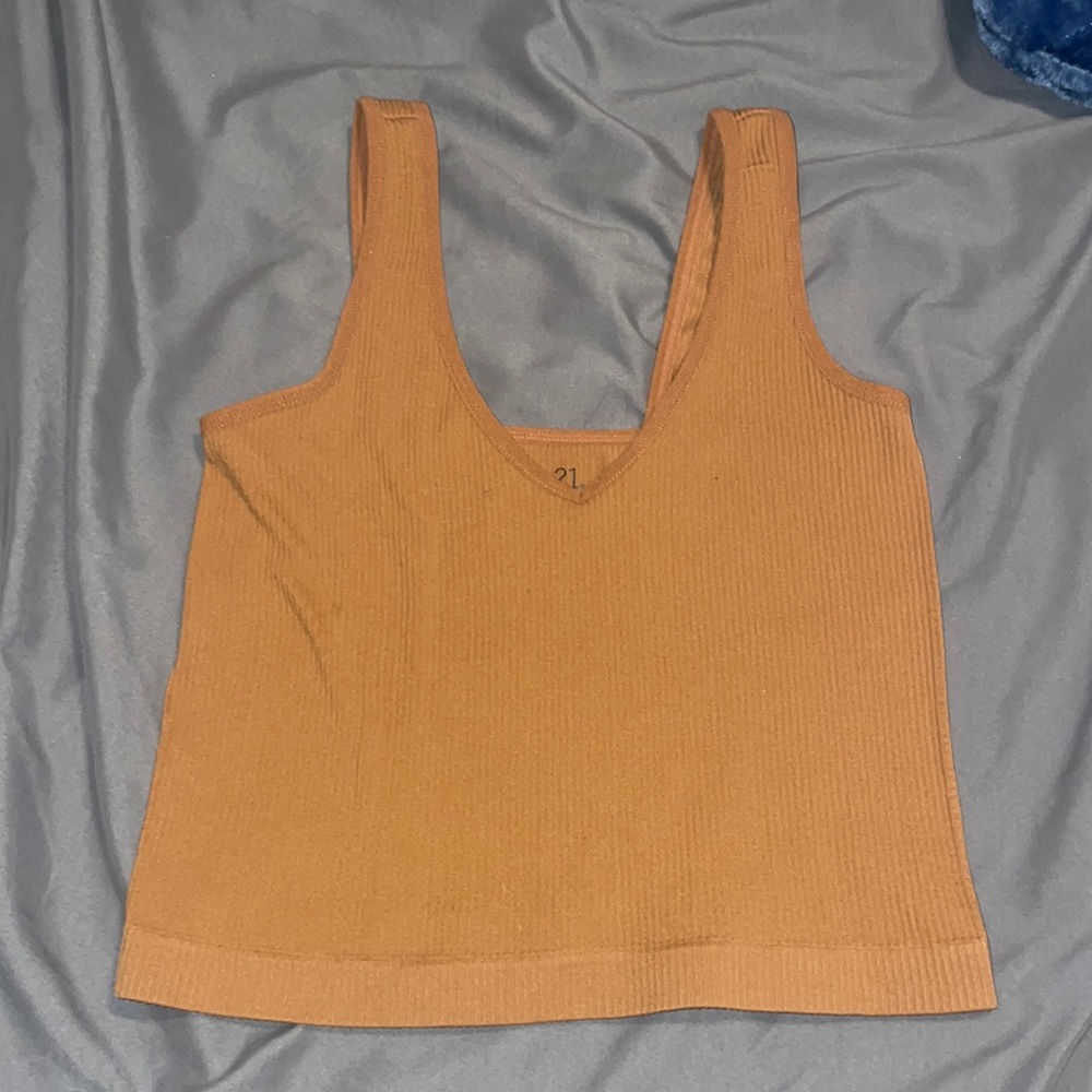 Tan crop top